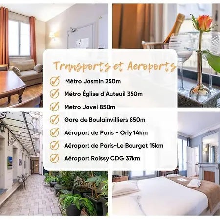 Appartamento Le Dujardin - Passy Tour Eiffel A Pied - 4 Personnes- Climatisation - Vue Sur Cour